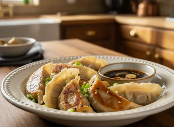 Classic Pork and Cabbage Potstickers from Scratch