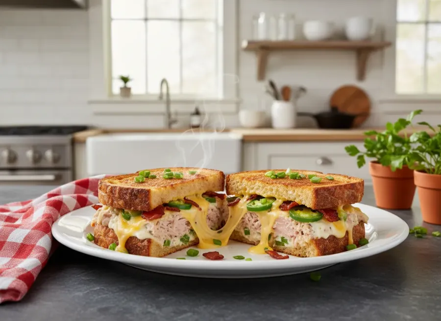 Spicy Jalapeño Popper Tuna Melt