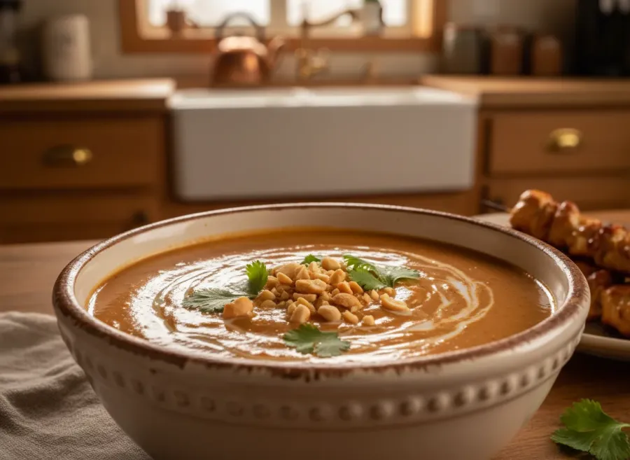Authentic Thai Peanut Dipping Sauce