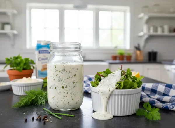 Classic Homemade Buttermilk Ranch Dressing