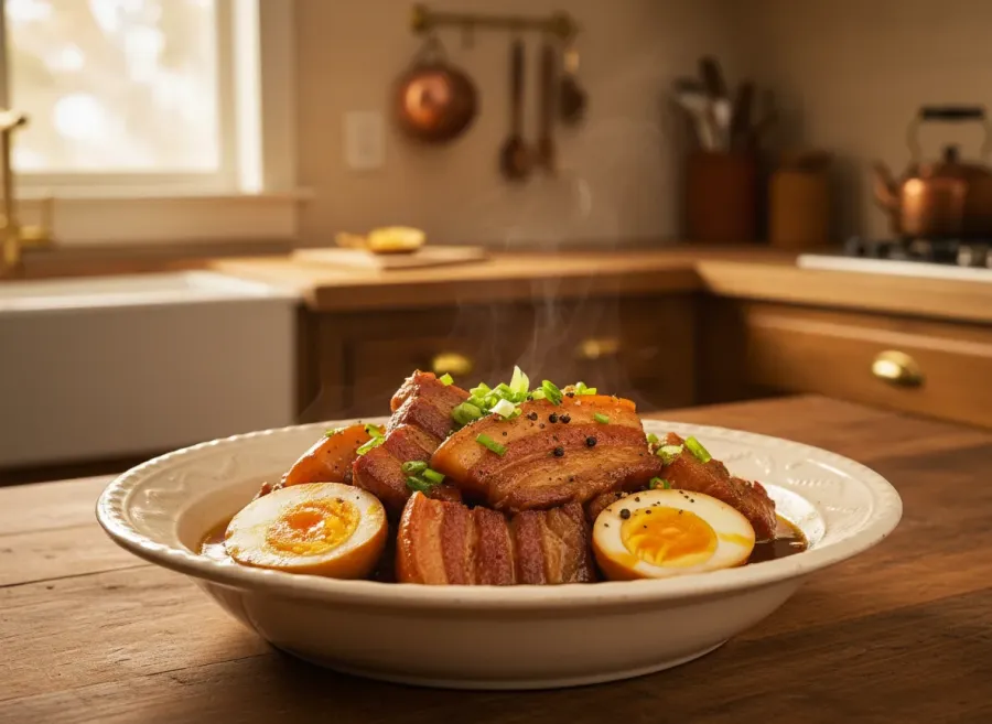 Authentic Thit Kho Tau (Vietnamese Braised Pork Belly and Eggs)