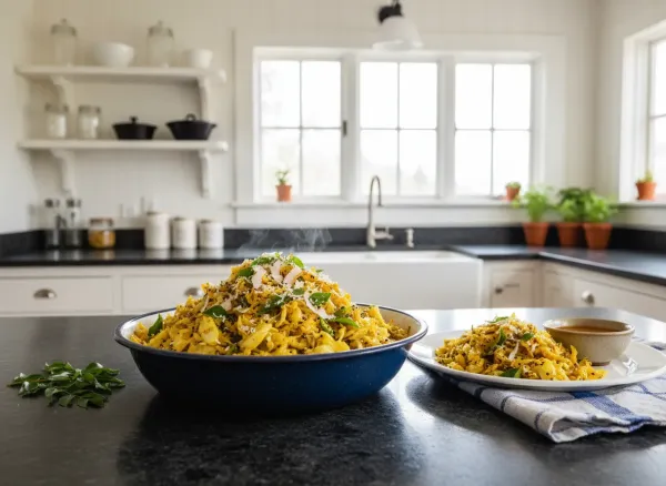 South Indian Cabbage Poriyal — Alternate view