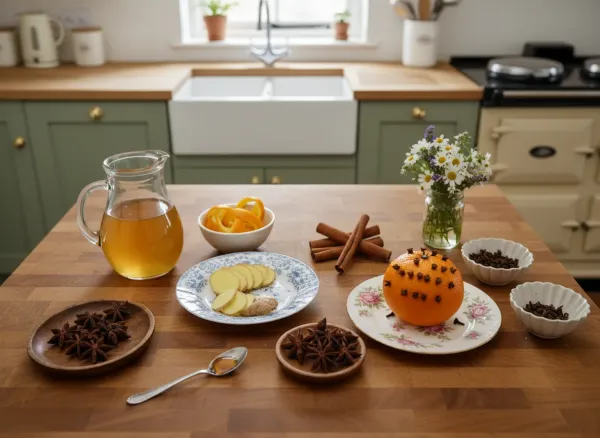 Warm Mulled Apple Cider — Ingredients view