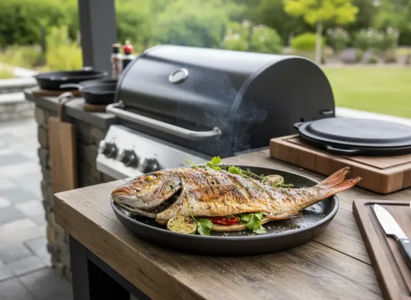 Caribbean-Style Whole Grilled Red Snapper