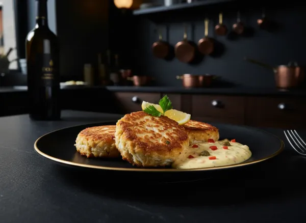 Classic Jumbo Lump Crab Cakes with Tangy Remoulade