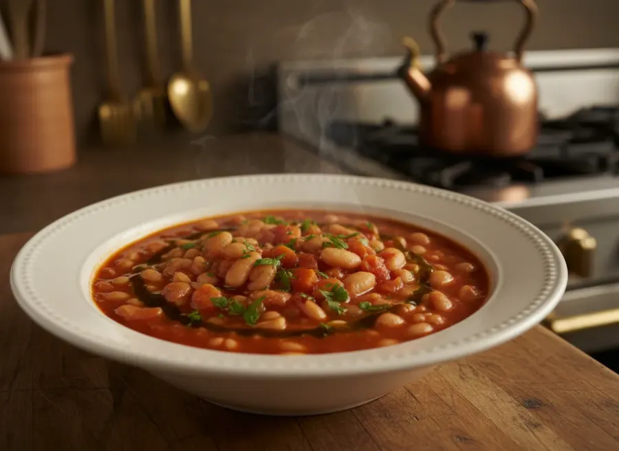 Classic Vegetarian Pasta e Fagioli