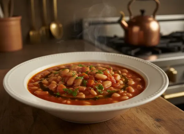 Classic Vegetarian Pasta e Fagioli