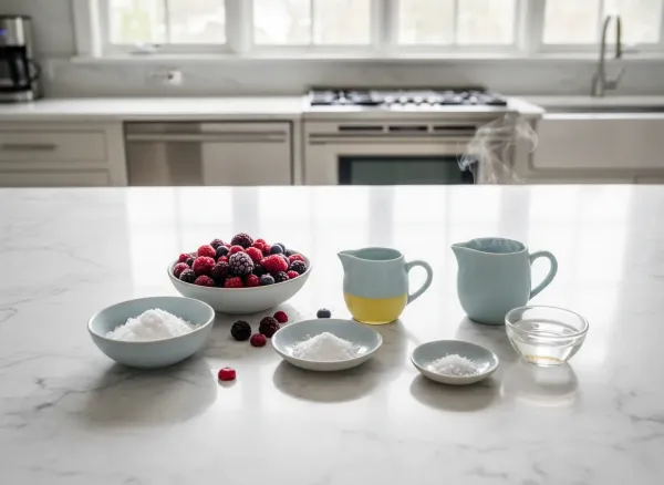 Sugar-Free Mixed Berry Sorbet — Ingredients view