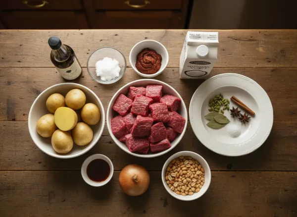 Massaman Beef Curry — Ingredients view