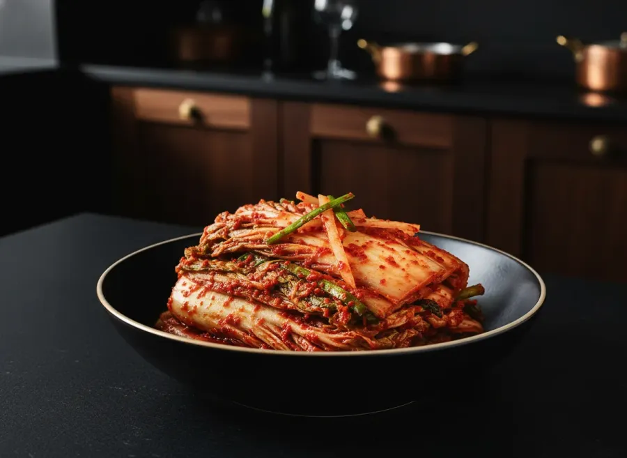 Traditional Korean Baechu Kimchi