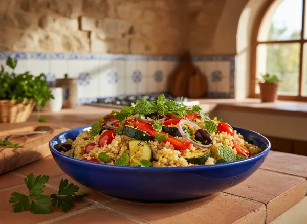 Mediterranean Lemon Herb Quinoa Bowl — Alternate view