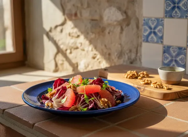Winter Radicchio and Grapefruit Salad