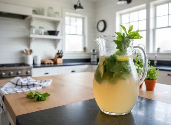 Traditional Mint Switchel (Haymaker's Punch)
