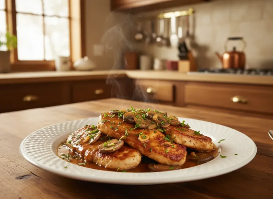 Classic Chicken Marsala