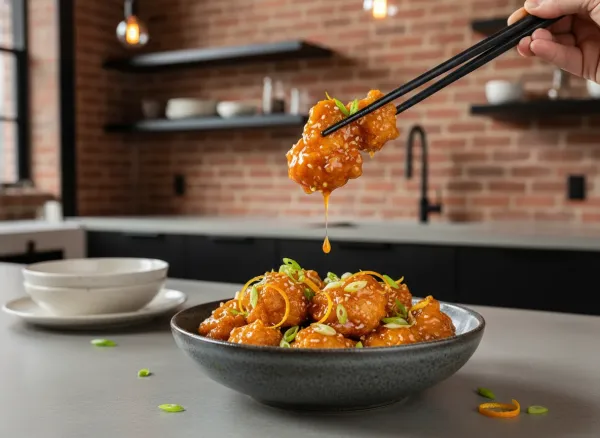 Better-Than-Takeout Orange Chicken — Alternate view