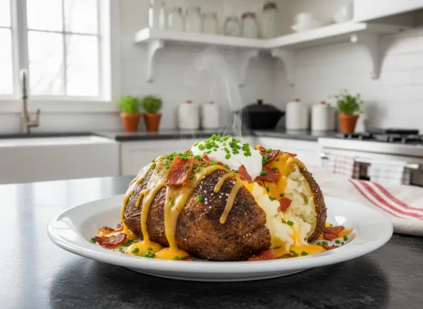 Ultimate Steakhouse Loaded Baked Potato