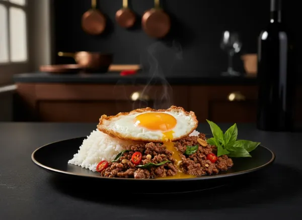 Classic Thai Beef Pad Kra Pao — Alternate view