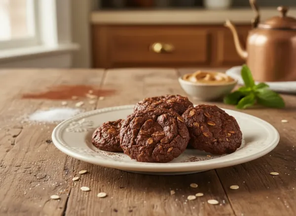 Classic Chocolate Peanut Butter No-Bake Cookies
