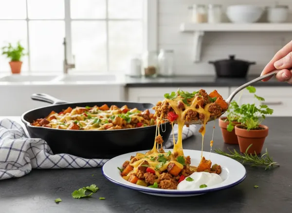 Southwestern Turkey & Sweet Potato Skillet — Alternate view