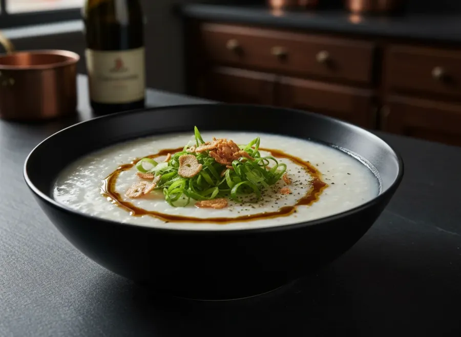 Savory Scallion and Ginger Congee
