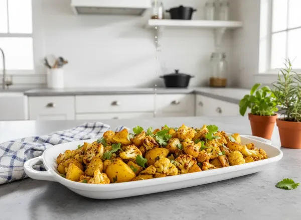 Oven-Roasted Aloo Gobi