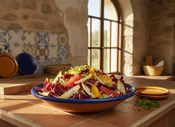 Bitter Radicchio and Citrus Salad — Alternate view