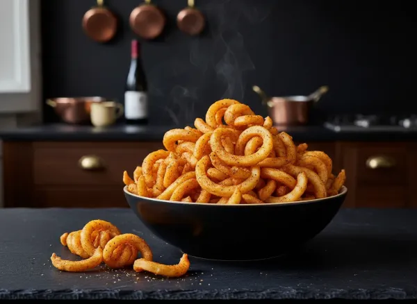 Drive-Thru Style Seasoned Curly Fries