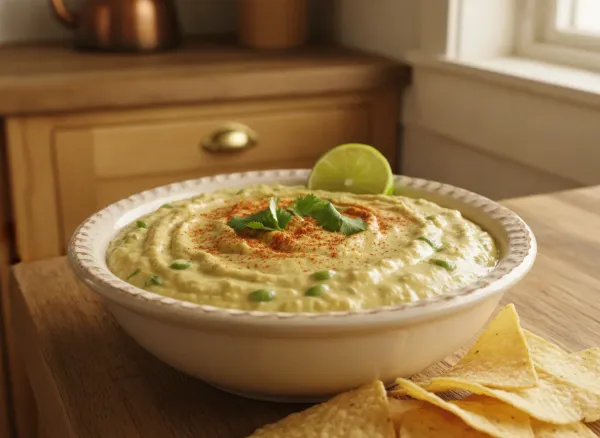 Vegan Cashew Green Chile Queso