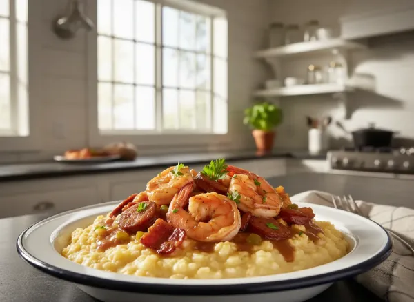 Lowcountry Shrimp and Grits — Alternate view