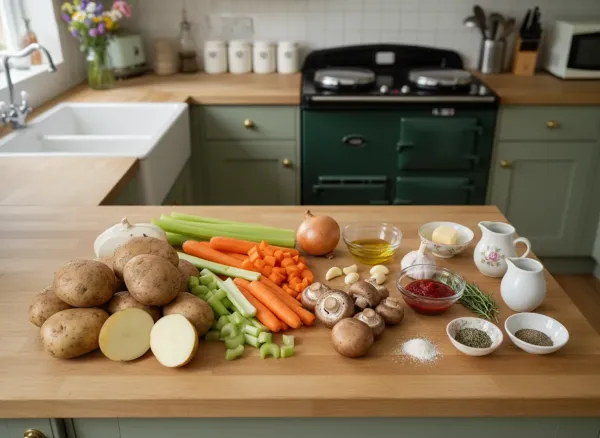 Batch-Cook Lentil and Vegetable Shepherd's Pie — Ingredients view