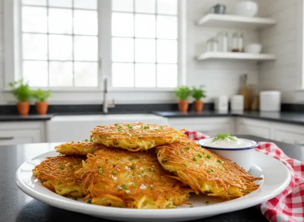 Golden Crispy Shredded Potato Patties