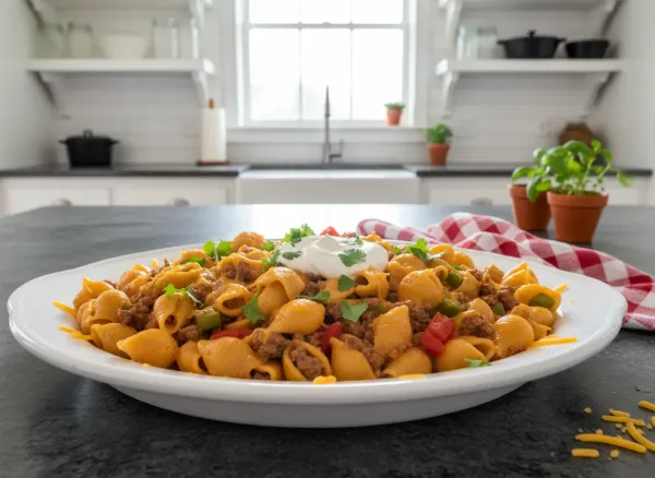One-Pot Creamy Taco Pasta — Alternate view