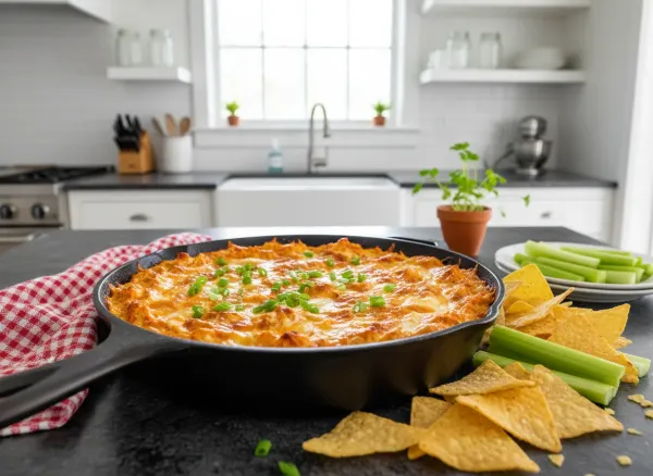 Baked Buffalo Chicken Dip