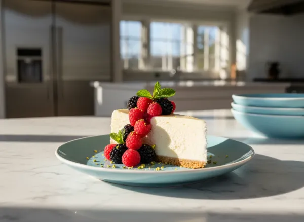 Classic New York Style Cheesecake — Alternate view