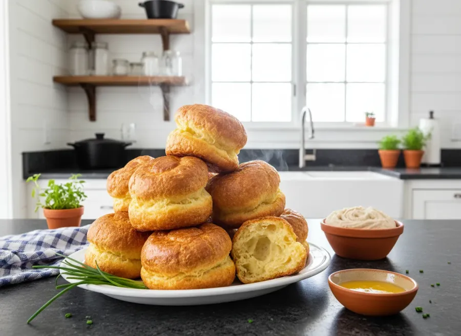Sky-High Sourdough Popovers
