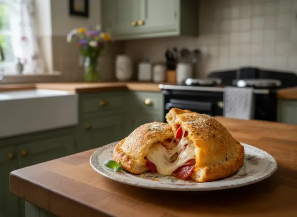 Homemade Baked Pizza Pockets