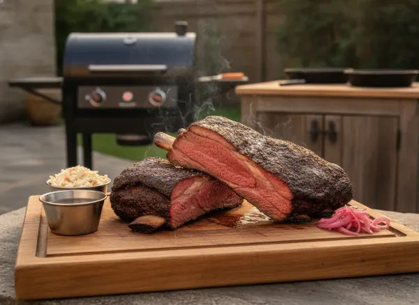 Texas-Style Smoked Beef Ribs ('Dinosaur Ribs') — Alternate view
