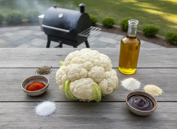 Smoked BBQ Whole Cauliflower Roast — Ingredients view