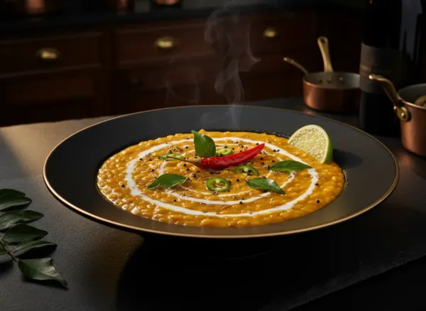 Sri Lankan Red Lentil Curry (Parippu) — Alternate view
