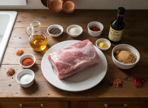 Slow Cooker Carolina-Style Pulled Pork — Ingredients view