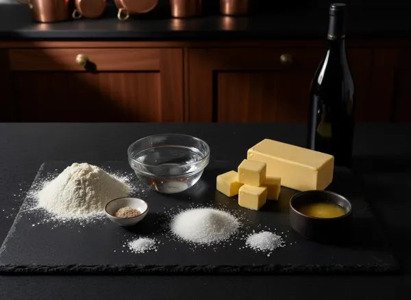 Authentic Breton Kouign-Amann — Ingredients view