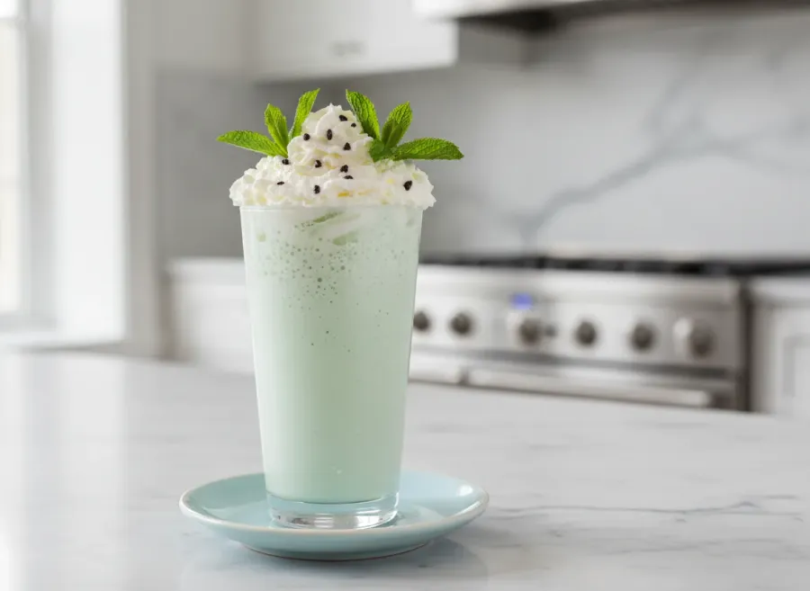 Mint Vanilla Bean Cream Shake