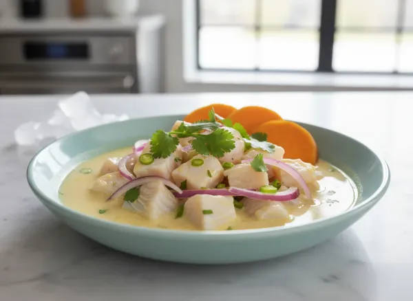 Traditional Peruvian Fish Ceviche (Ceviche de Pescado)