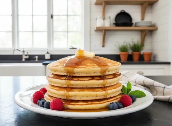Classic Fluffy Buttermilk Pancakes