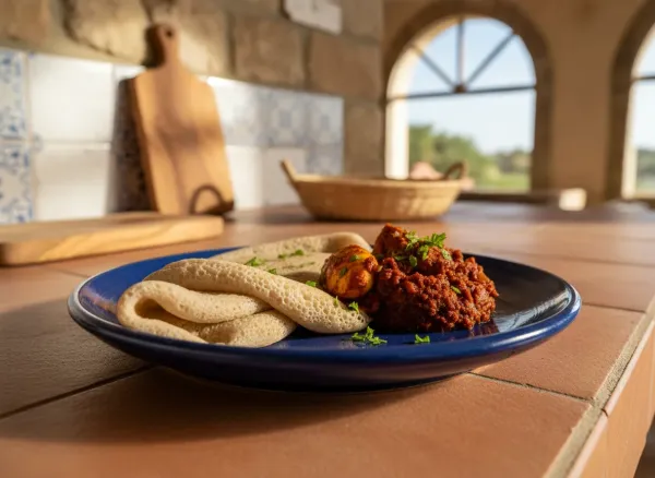 Traditional 100% Teff Ethiopian Injera — Alternate view
