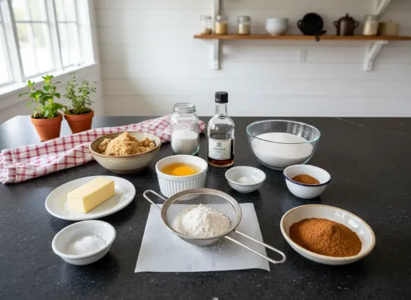 Chewy Snickerdoodle Cookie Bars — Ingredients view
