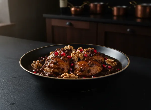 Authentic Persian Fesenjan (Pomegranate Walnut Stew)