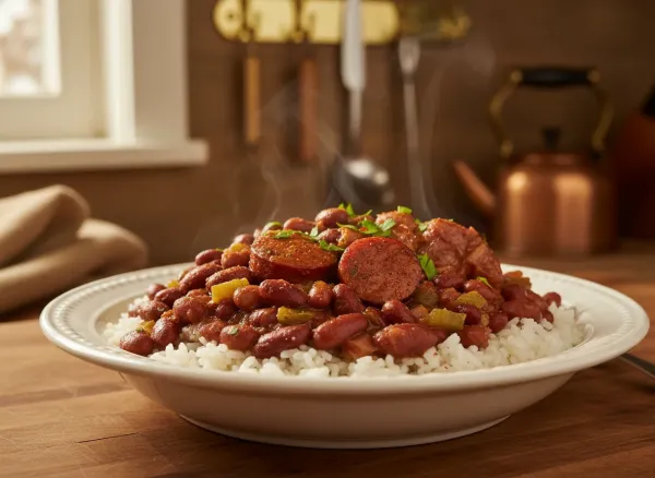 Traditional Louisiana Red Beans and Rice