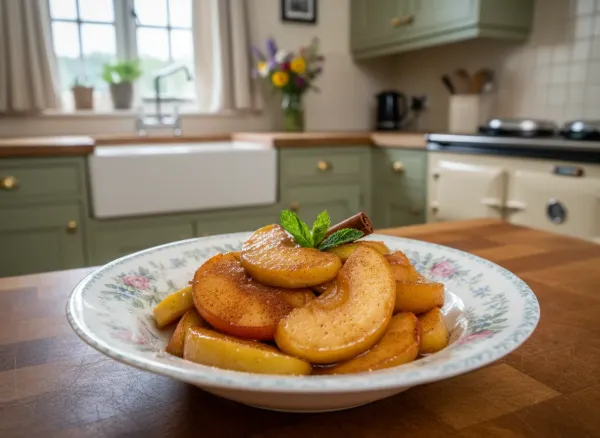 Warm Sautéed Apples — Alternate view