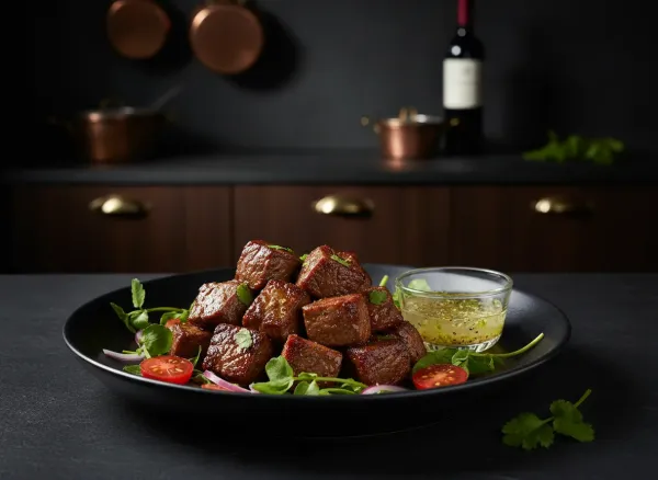 Bo Luc Lac (Vietnamese Shaking Beef) — Alternate view